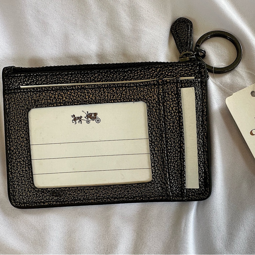 NWT COACH Keyring Coin Purse